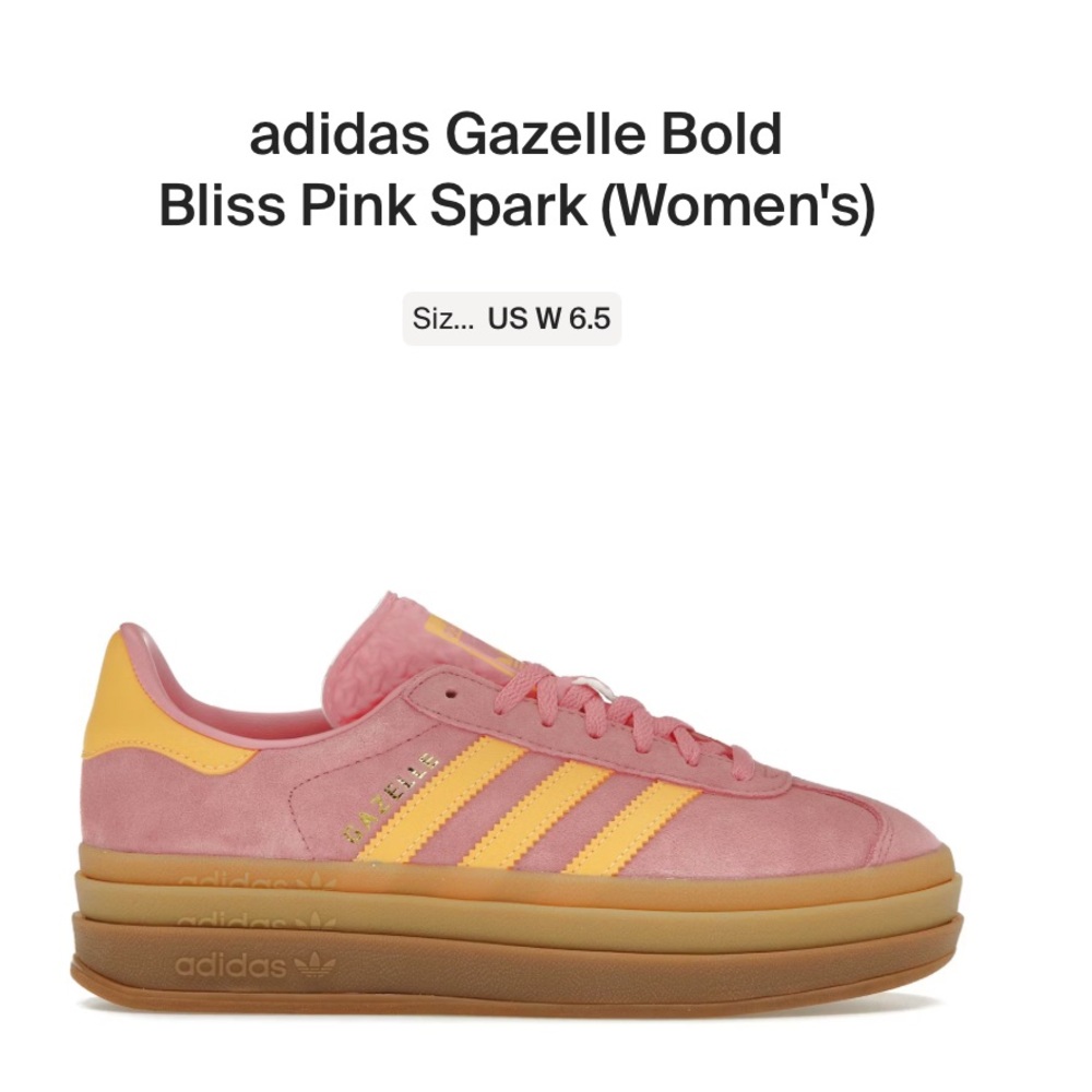 adidas Gazelle Bold Bliss Pink Spark - suede - NIB